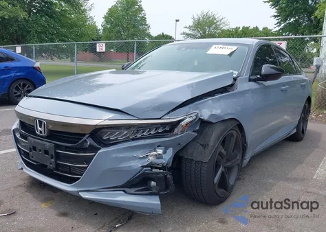 2021 Honda Accord Sport Special Edition from USA, damaged, VIN 1HGCV1F48MA124128